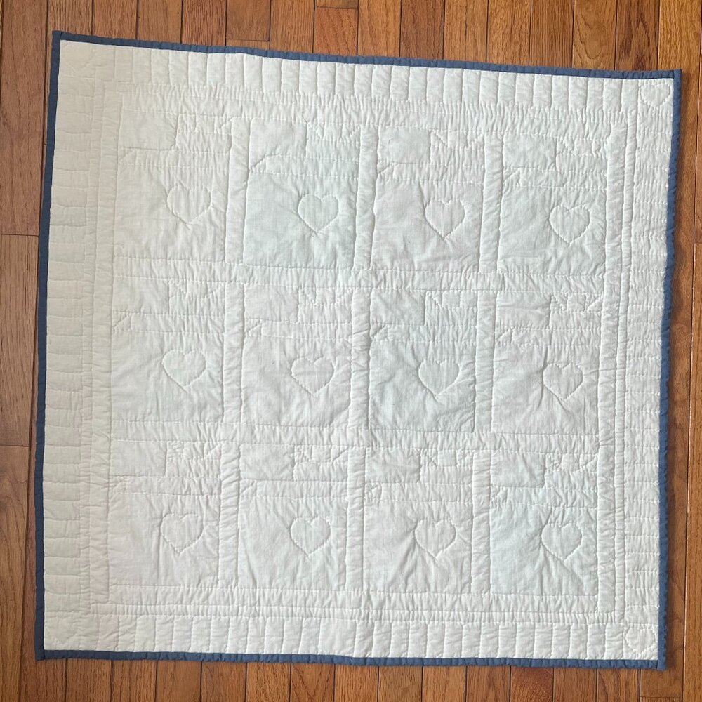 Handmade Hand-Quilted Cozy Cat Baby Quilt / Lap Blanket / Wall Hanging ~ Kittens - Picture 13 of 16